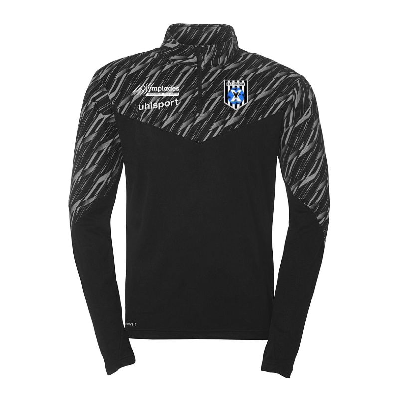 ESCC- Sweat ¼ zip PROGRESSIVE 28 NOIR