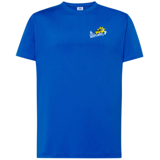 HB HOUPLINES-TEE-SHIRT COTON BLEU