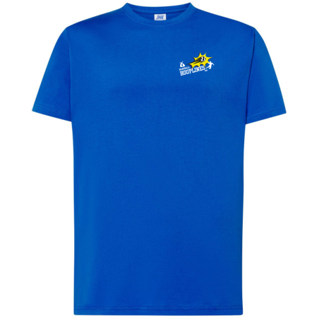 HB HOUPLINES-TEE-SHIRT COTON BLEU