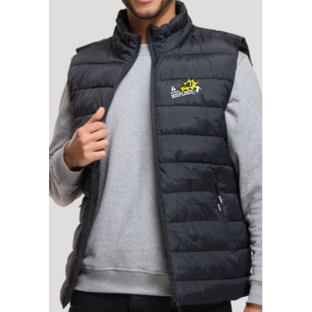 HB HOUPLINES-DOUDOUNE SANS MANCHE KYLE NOIR