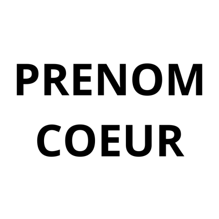Prénom cœur