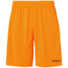 UHLSPORT CENTER BASIC SHORT WITHOUT SLIP ORANGE FLUO