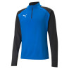 PUMA TEAM LIGA 1/4 ZIP TOP BLEU