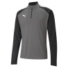 PUMA TEAMLIGA 1/4 ZIP TOP GRIS