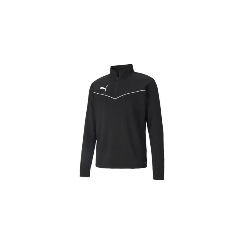 PUMA TEAMRISE 1/4 ZIP TOP NOIR