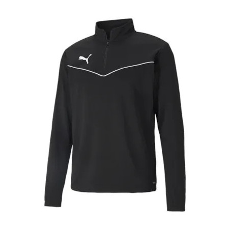 PUMA TEAMRISE 1/4 ZIP TOP NOIR