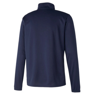 PUMA TEAMRISE 1/4 ZIP TOP BLEU MARINE