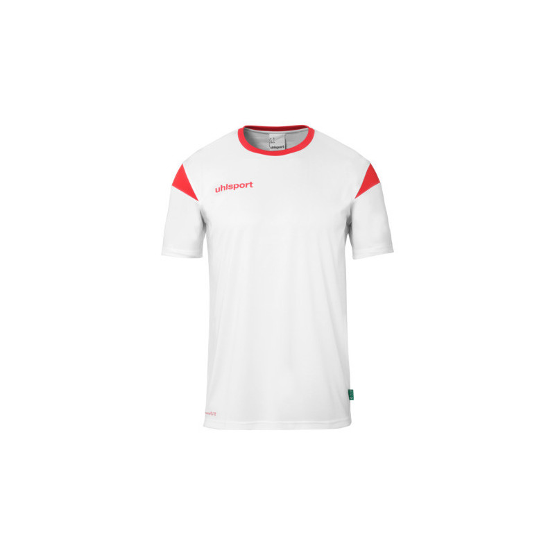 MAILLOT UHLSPORT SQUAD 27 MC BLANC/ROUGE