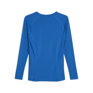 PUMA TEAMLIGA BASELAYER TEE LS BLEU