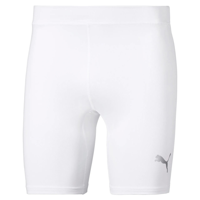 PUMA TEAMLIGA BASELAYER SHORT TIGHT BLANC