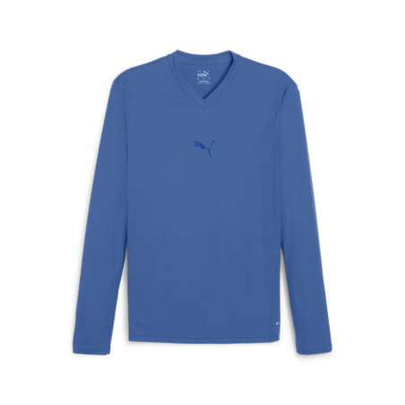 PUMA TEAMGOAL BASELAYER TEE LS BLEU