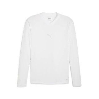 PUMA TEAMGOAL BASELAYER TEE LS BLANC