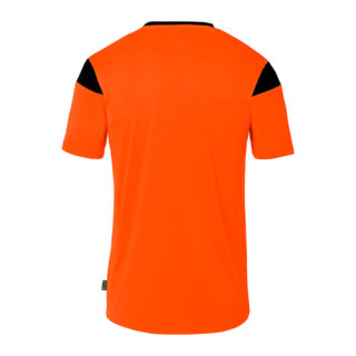 MAILLOT UHLSPORT SQUAD 27 MC ORANGE FLUO/NOIR