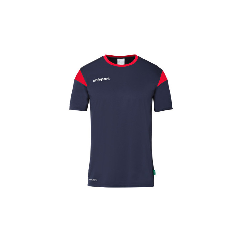 MAILLOT UHLSPORT SQUAD 27 MC BLEU MARINE/ROUGE