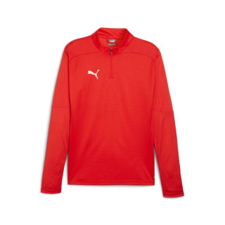 PUMA TEAMFINAL TRAINING 1/4 ZIP ROUGE