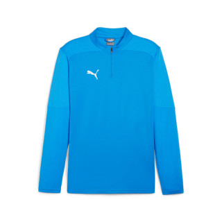PUMA TEAMFINAL TRAINING 1/4 ZIP BLEU