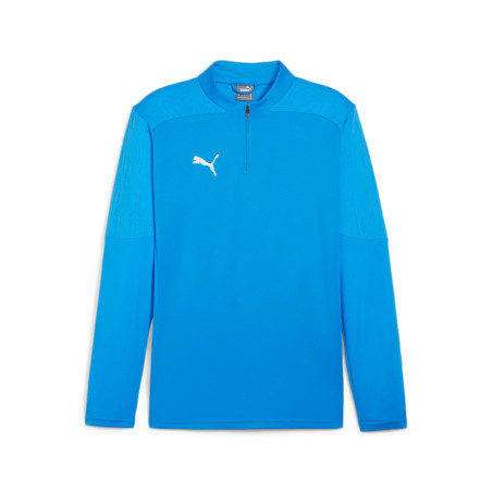 PUMA TEAMFINAL TRAINING 1/4 ZIP BLEU