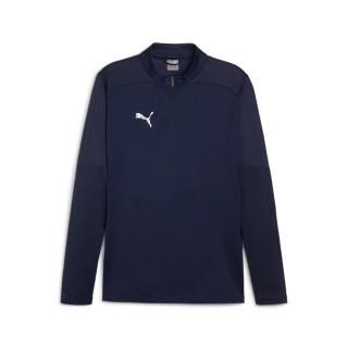 PUMA TEAMFINAL TRAINING 1/4 ZIP BLEU MARINE