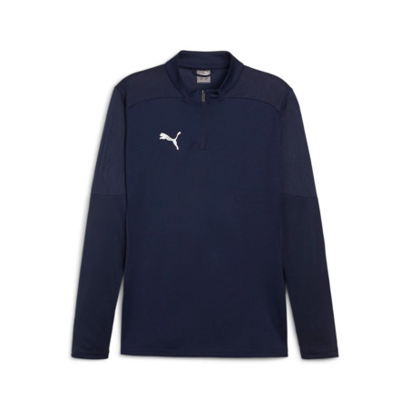 PUMA TEAMFINAL TRAINING 1/4 ZIP BLEU MARINE