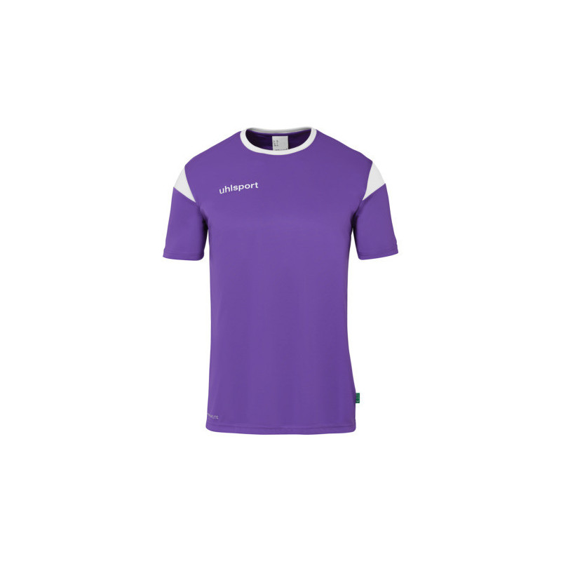 MAILLOT UHLSPORT SQUAD 27 MC MAUVE/BLANC