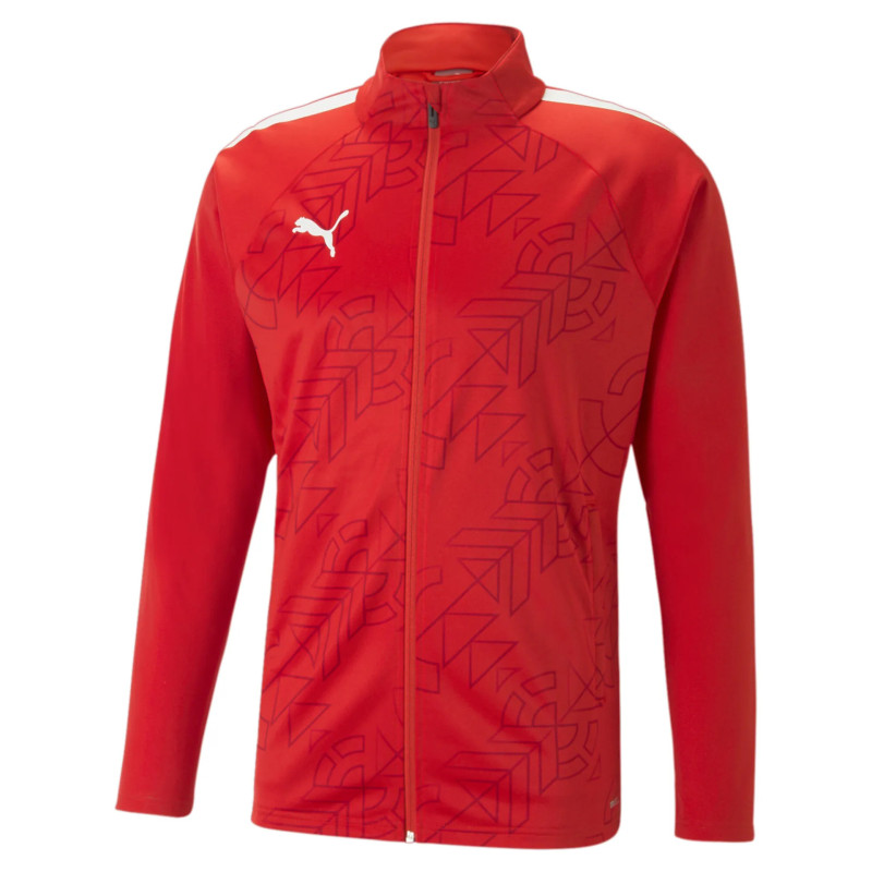 PUMA TEAMLIGA TRAINING JACKET GRAPHIC ROUGE