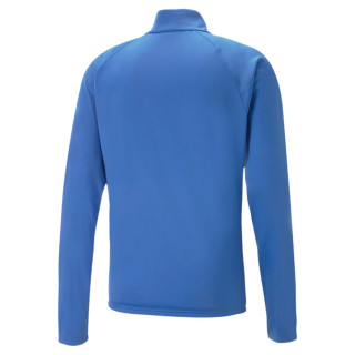 PUMA TEAMLIGA 1/4 ZIP TOP GRAPHIC BLEU