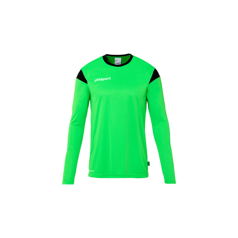 MAILLOT UHLSPORT SQUAD 27 ML VERT FLUO/NOIR