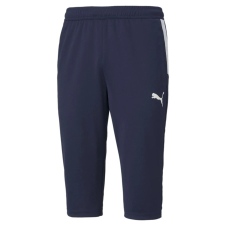 PUMA TEAMLIGA TRAINING 3/4 PANTS BLEU MARINE