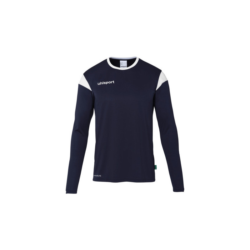 MAILLOT UHLSPORT SQUAD 27 ML BLEU MARINE/BLANC