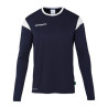 MAILLOT UHLSPORT SQUAD 27 ML BLEU MARINE/BLANC