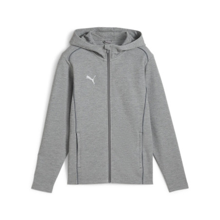 PUMA TEAMFINAL CASUAL HOODIED JKT GRIS