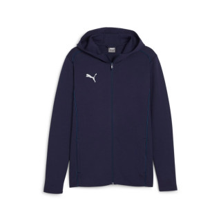 PUMA TEAMFINAL CASUAL HOODIED JKT BLEU MARINE