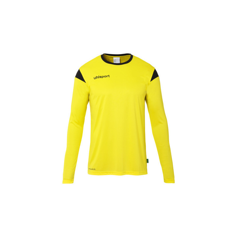 MAILLOT UHLSPORT SQUAD 27 ML JAUNE CITRON/NOIR