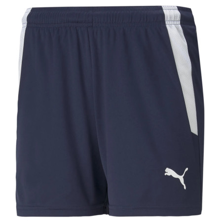 PUMA TEAMLIGA SHORT WMN BLEU MARINE