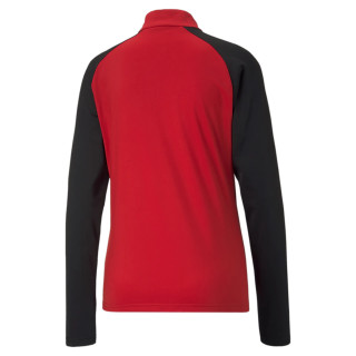 PUMA TEAMLIGA 1/4 ZIP TOP WMN ROUGE