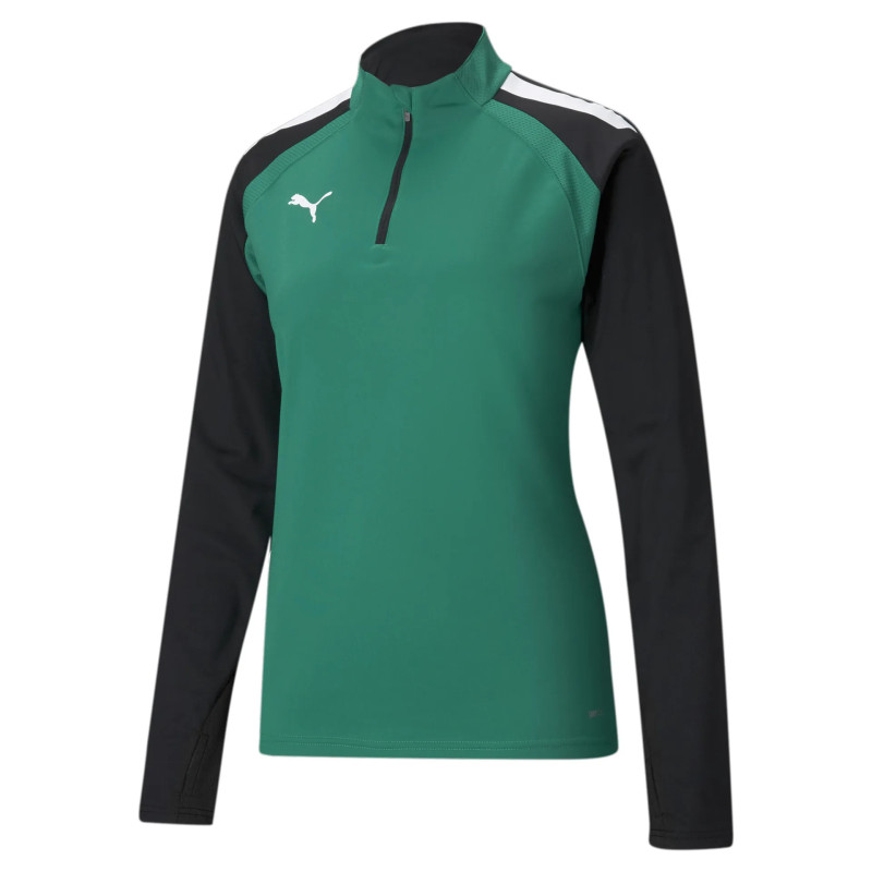 PUMA TEAMLIGA 1/4 ZIP TOP WMN VERT