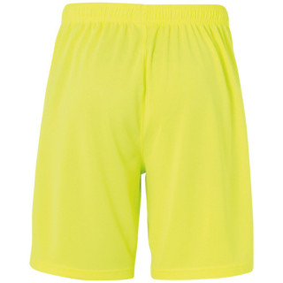 UHLSPORT CENTER BASIC SHORT WITHOUT SLIP JAUNE FLUO/NOIR
