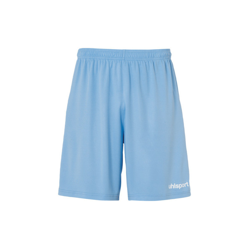 UHLSPORT CENTER BASIC SHORT WITHOUT SLIP CIEL/BLANC
