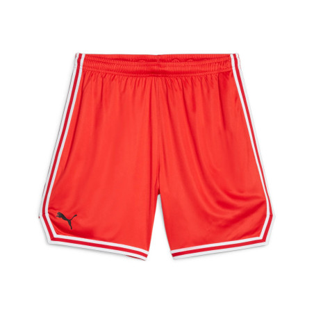 PUMA HOOPS TEAMGAME SHORT ROUGE