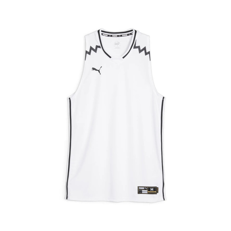 PUMA HOOPS GAME JERSEY BLANC