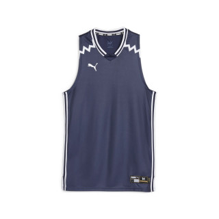 PUMA HOOPS GAME JERSEY BLEU MARINE