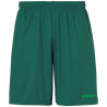 UHLSPORT CENTER BASIC SHORT WITHOUT SLIP VERT SAPIN/VERT FLUO