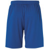 UHLSPORT CENTER BASIC SHORT WITHOUT SLIP AZUR/JAUNE CITRON