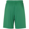 UHLSPORT CENTER BASIC SHORT WITHOUT SLIP VERT/BLANC