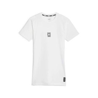 PUMA HOOPS TEAM SS TOP BASELAYER BLANC