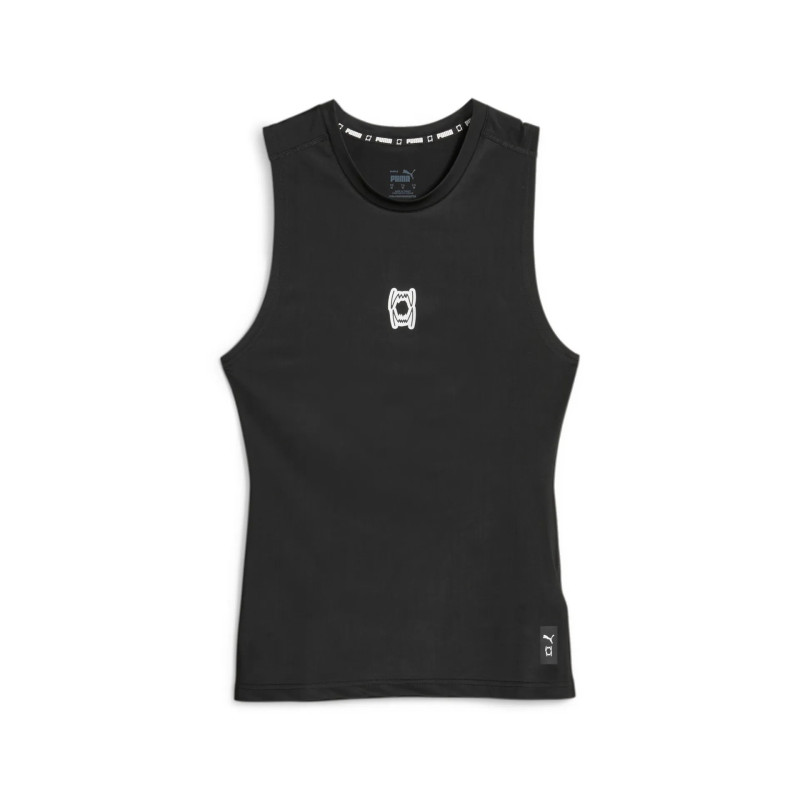 PUMA HOOPS TEAM SS TOP BASELAYER NOIR