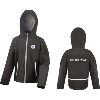 ENFANT - Veste softshell imperméable noire