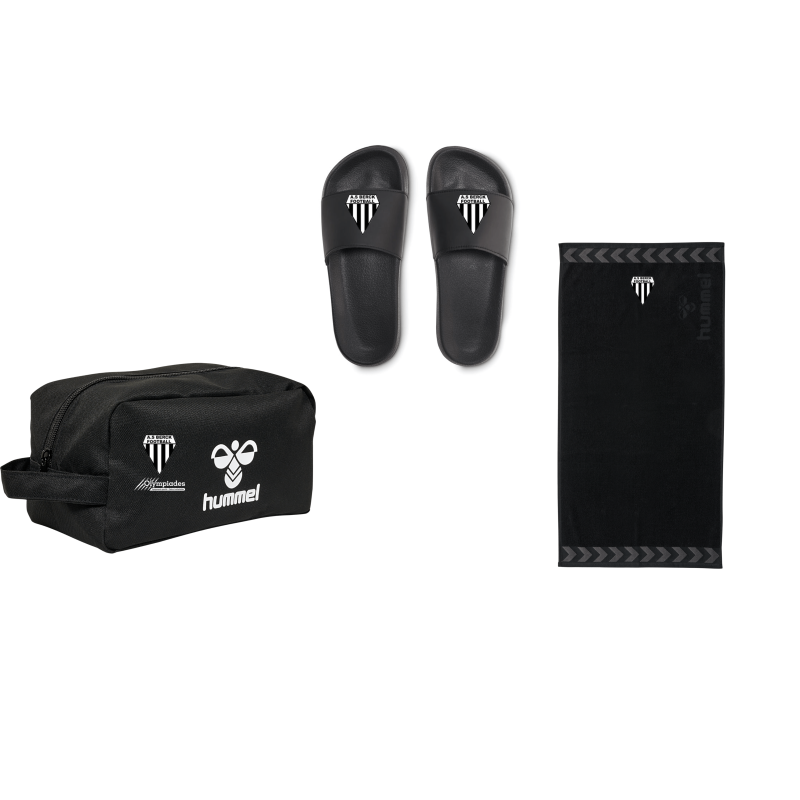 1-AS BERCK Pack : Trousse de toilette + Claquettes + Serviette 1-AS BERCK Pack : Trousse de toilette + Claquettes + Serviette