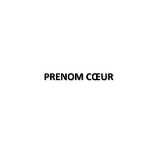 PRENOM COEUR
